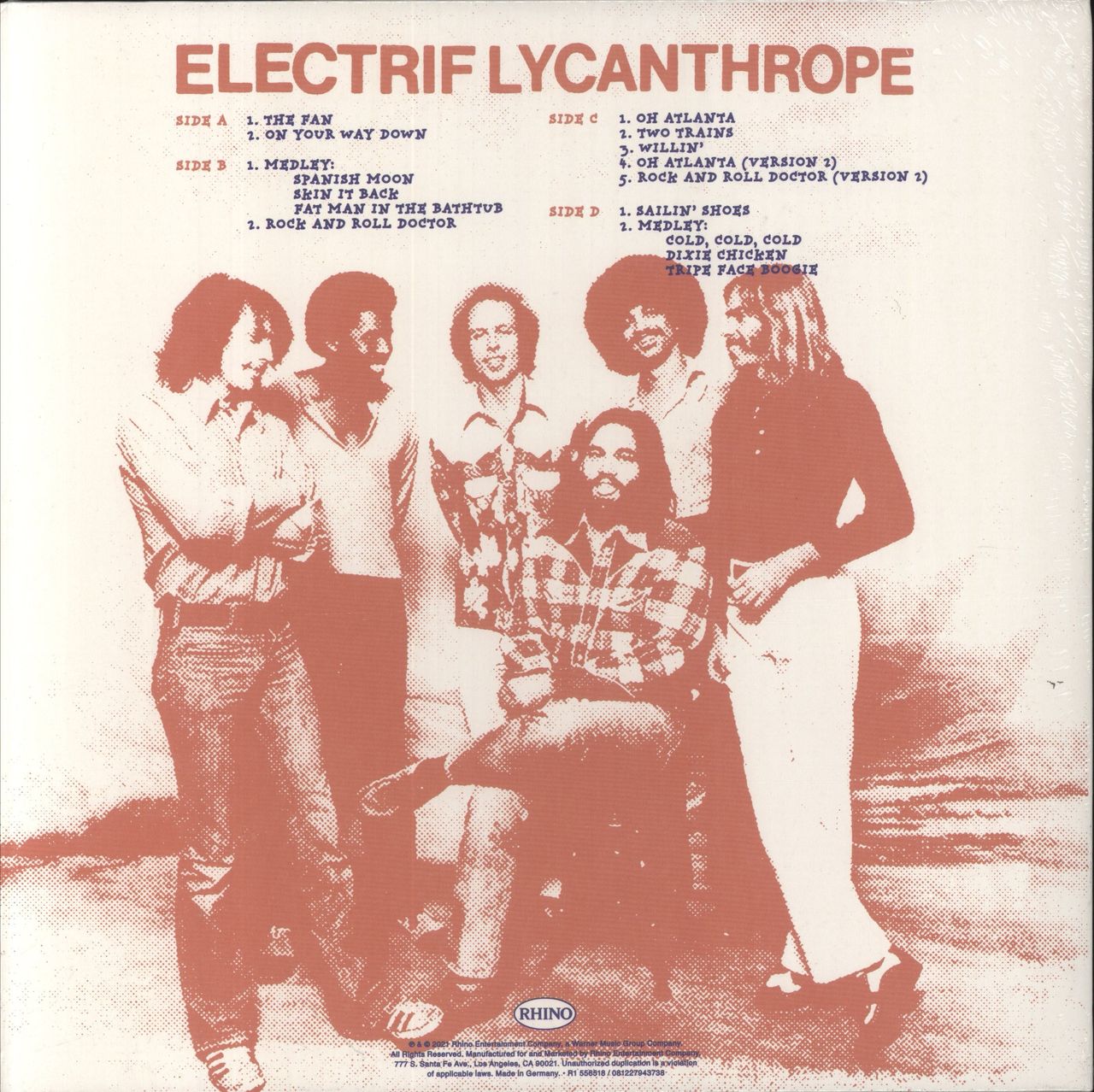 Little Feat Electrif Lycanthrope Live At Ultra-Sonic Studios, 1974 - RSD21 UK 2-LP vinyl set