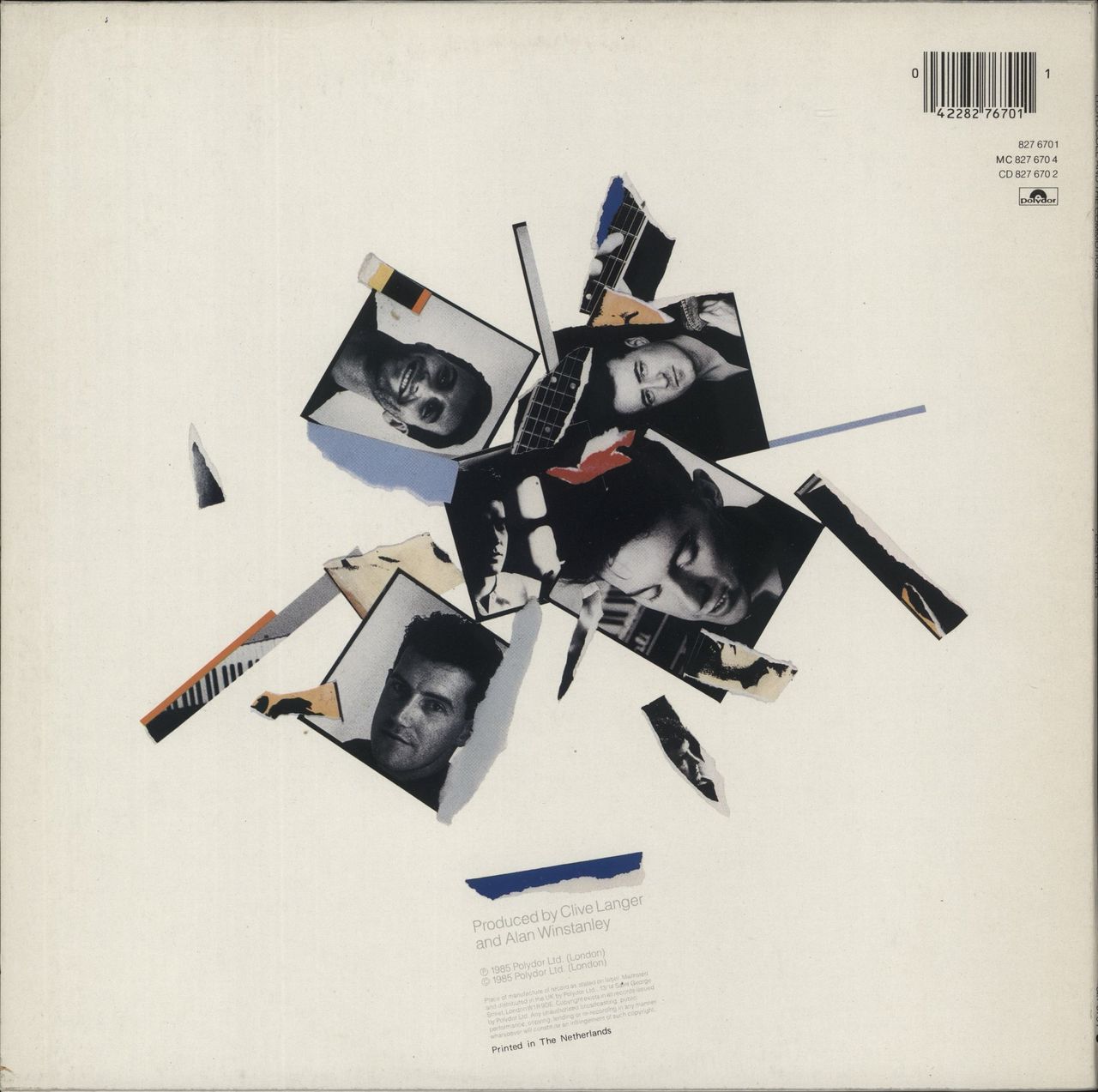 Lloyd Cole Easy Pieces Dutch Vinyl LP