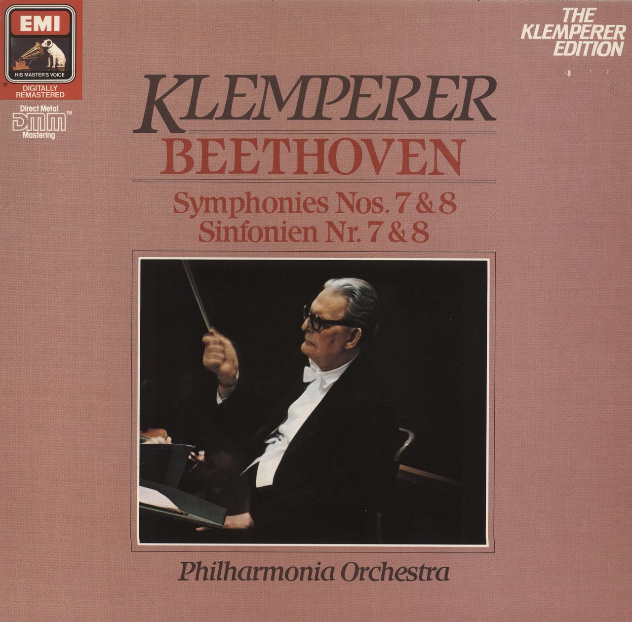 Ludwig Van Beethoven Symphonies Nos. 7 & 8 UK Vinyl LP