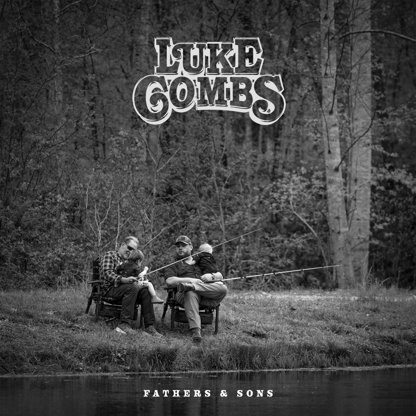 Luke Combs - Fathers & Sons - Yellow & Green Splatter Vinyl LP Record