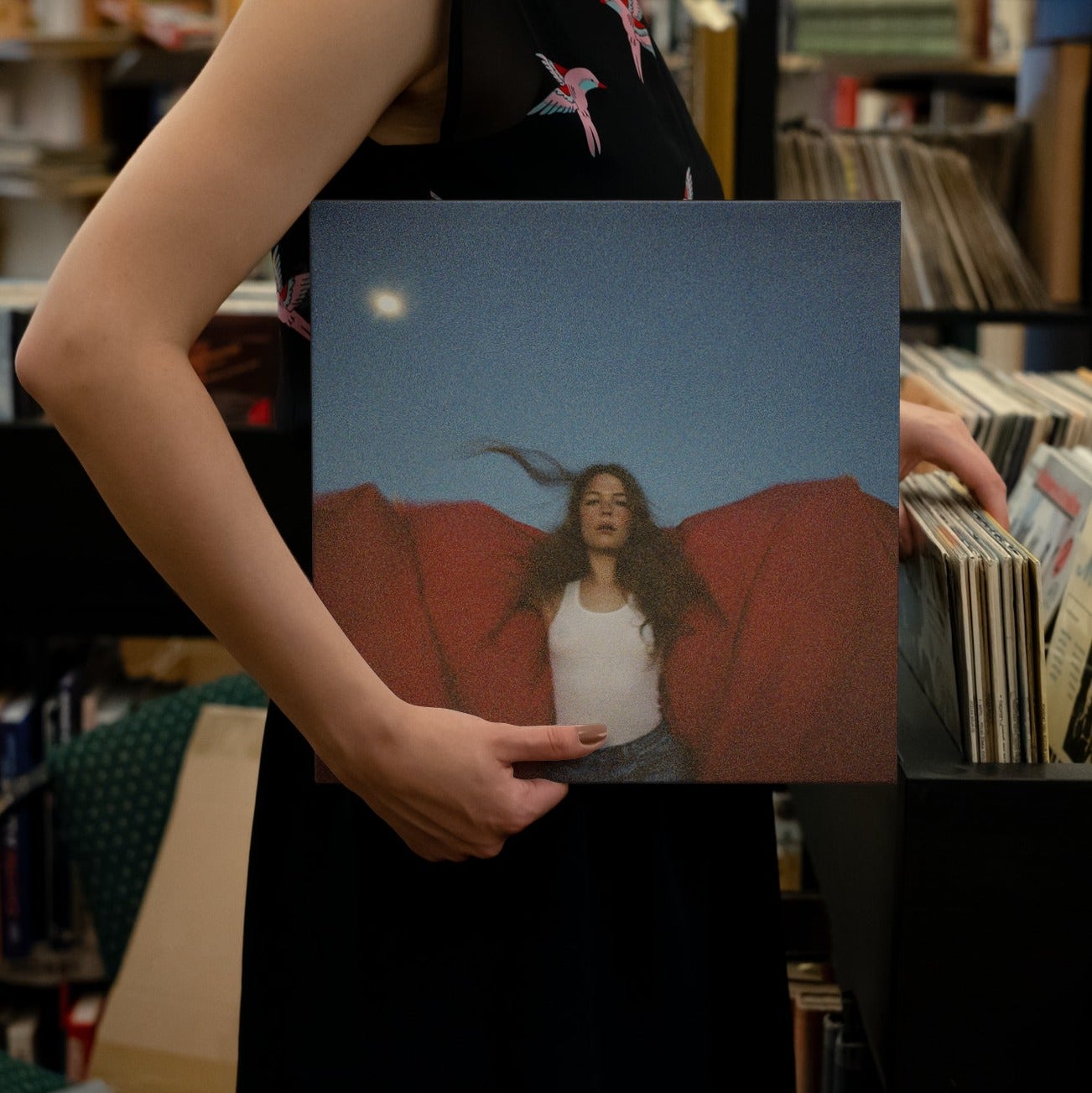 Maggie Rogers - Heard It In A Past Life - 5th Anniversary Blue Vinyl LP Record with Bonus Red 7" & Poster
