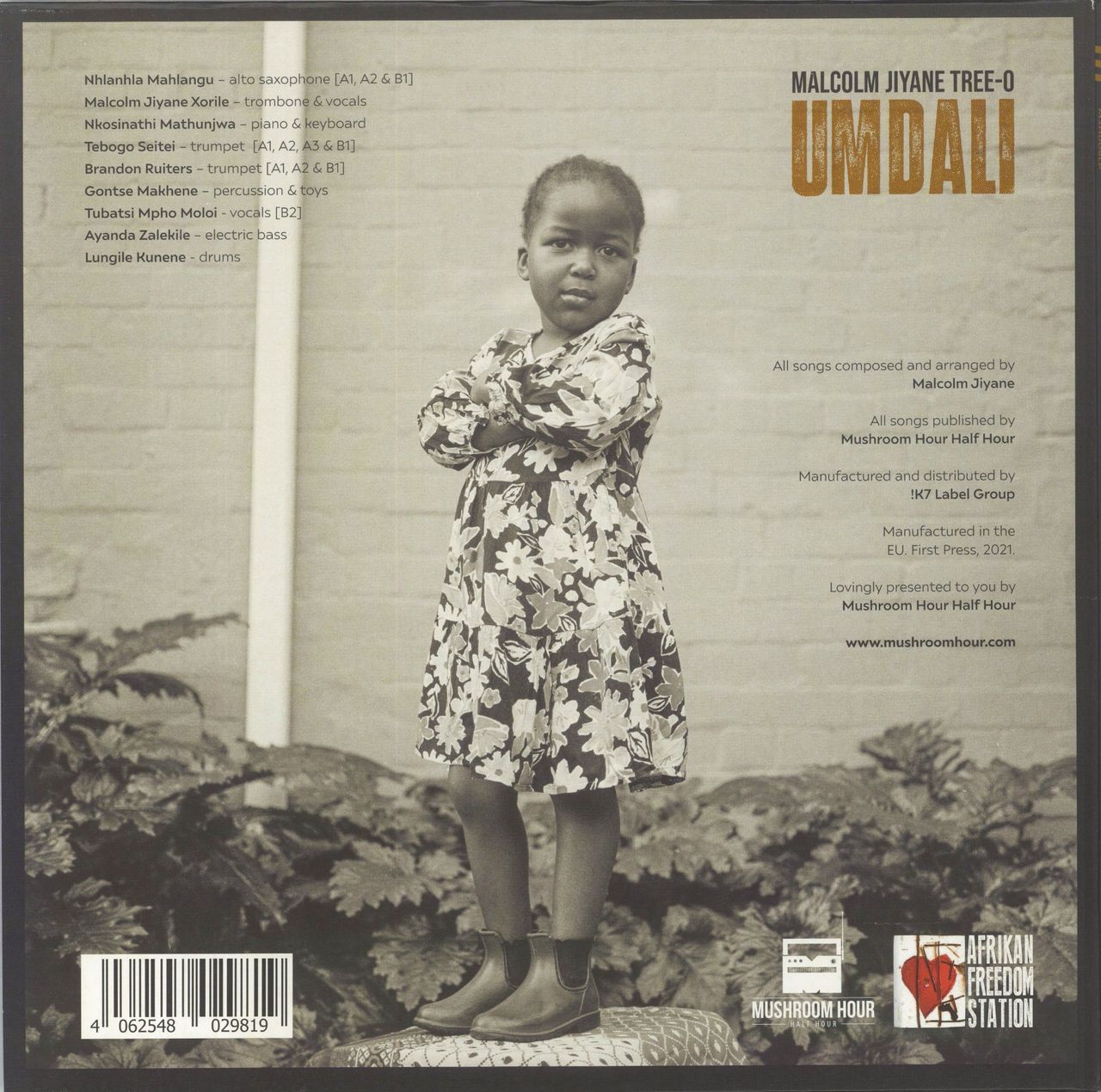 Malcolm Jiyane Tree-O Umdali South African Vinyl LP
