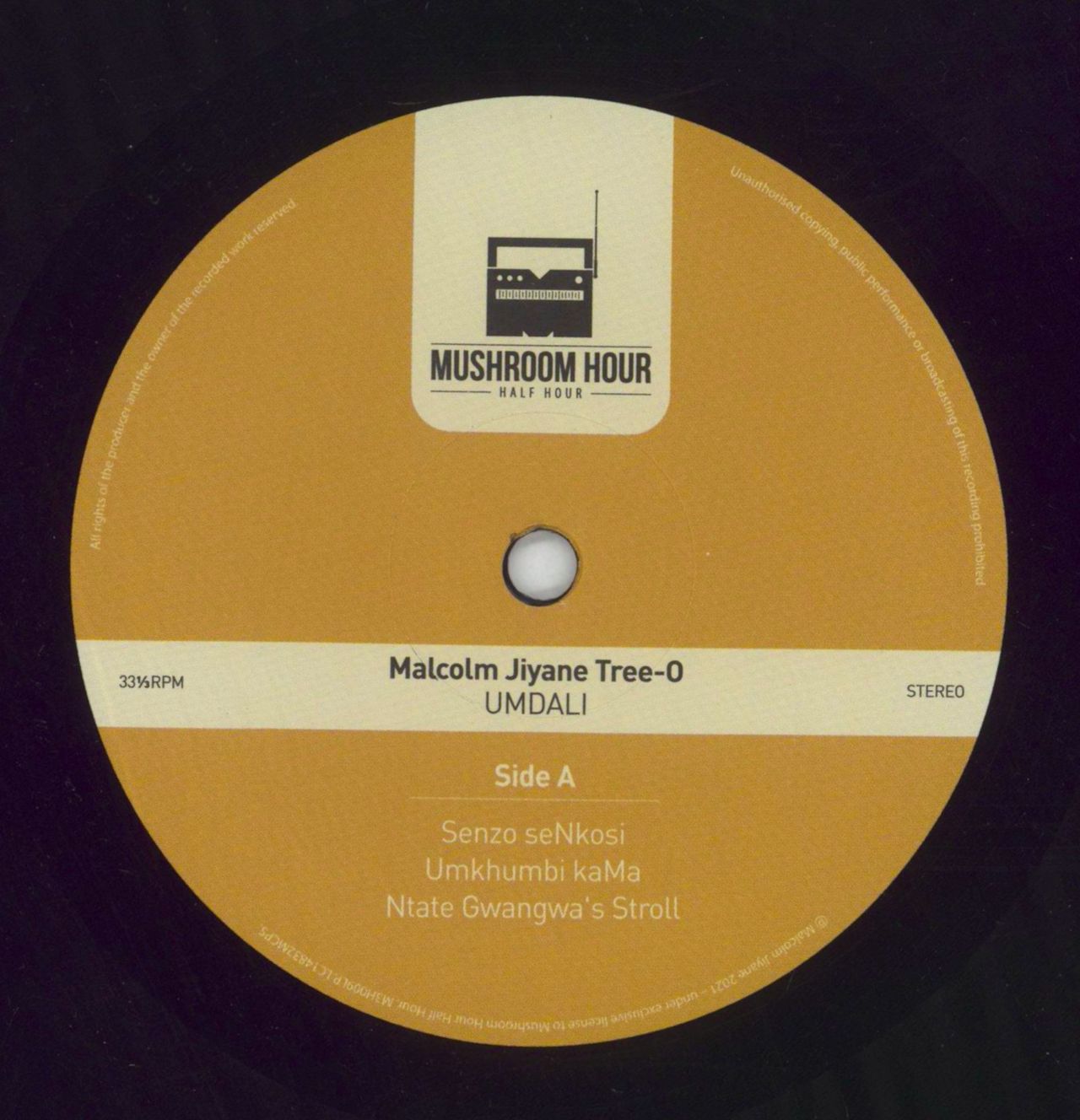 Malcolm Jiyane Tree-O Umdali South African Vinyl LP