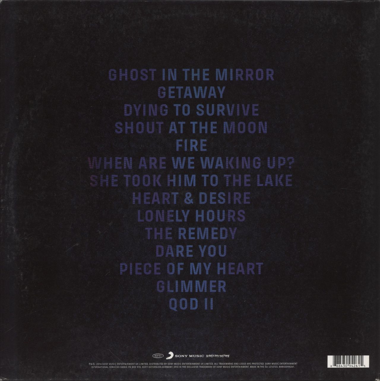 Mallory Knox Asymmetry - VG UK 2-LP vinyl set