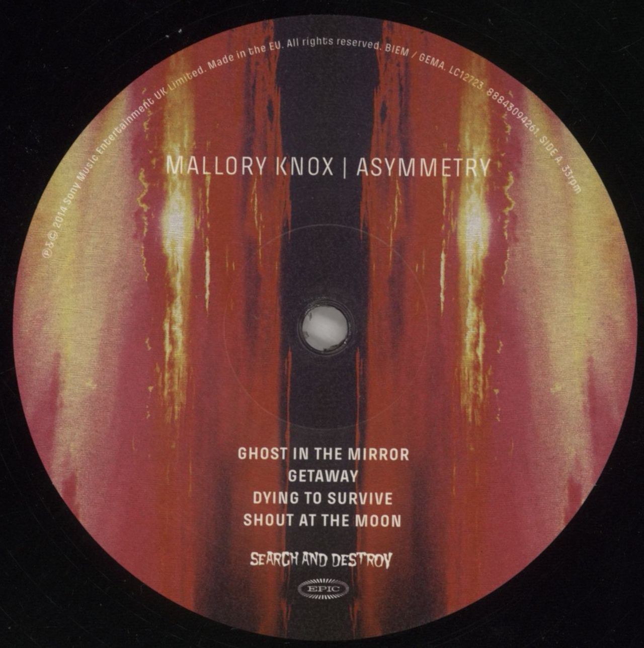 Mallory Knox Asymmetry - VG UK 2-LP vinyl set