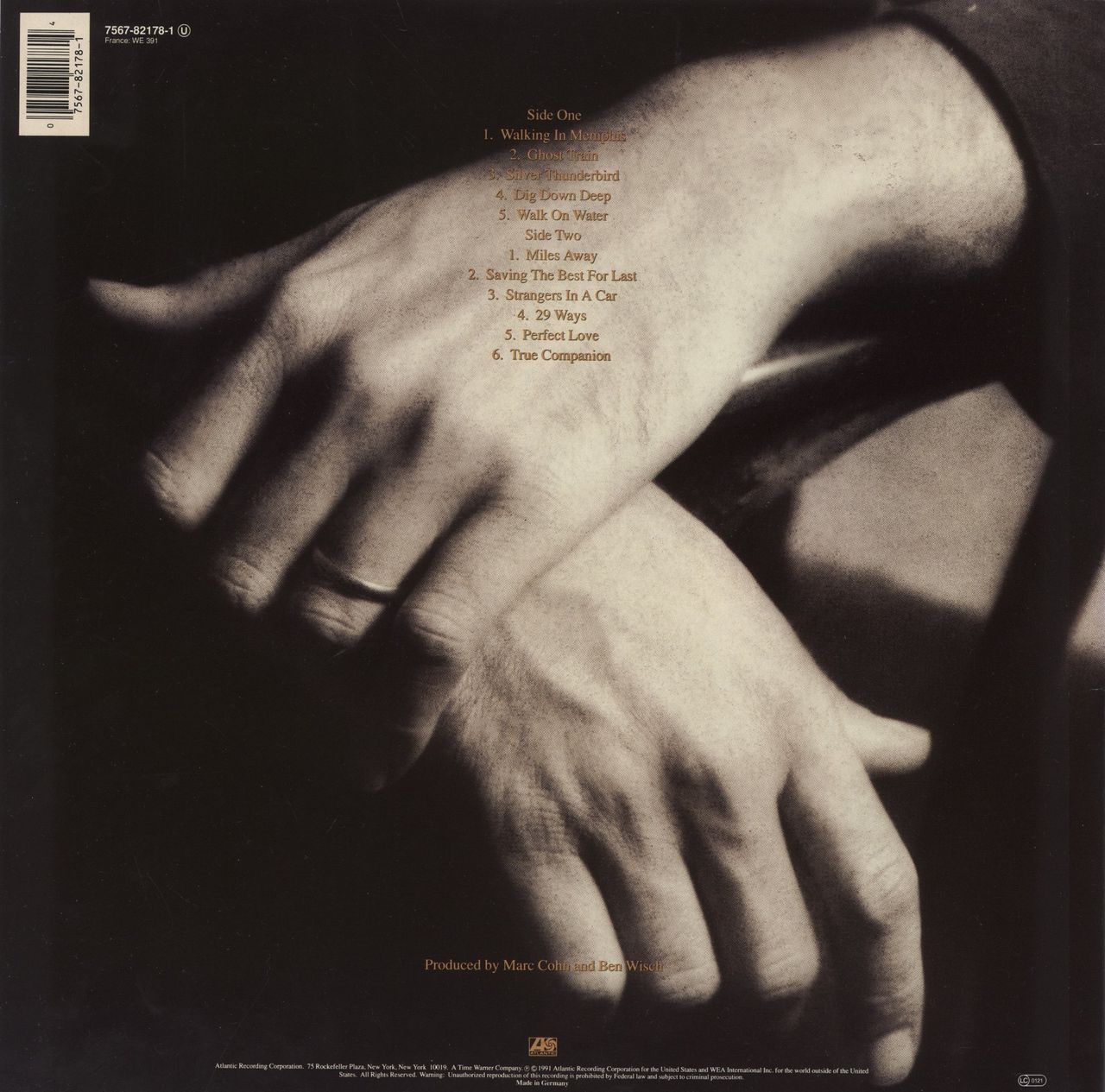 Marc Cohn Marc Cohn German Vinyl LP