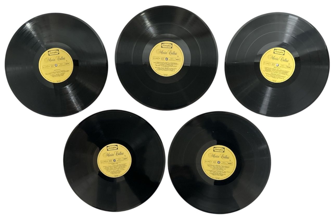 Maria Callas Portrait In Gold Vol:1 - EX German 5-LP vinyl set