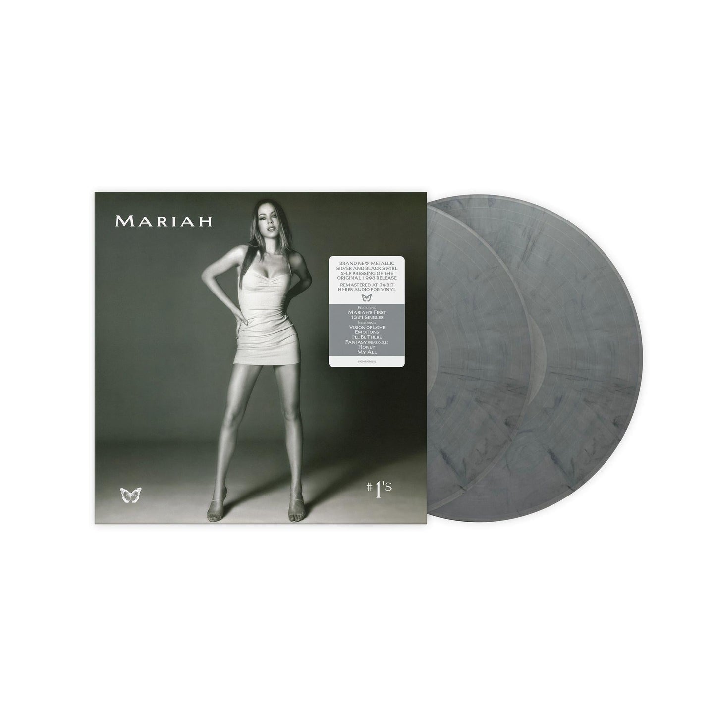 Mariah Carey - #1’s - Metallic Silver Vinyl LP Record
