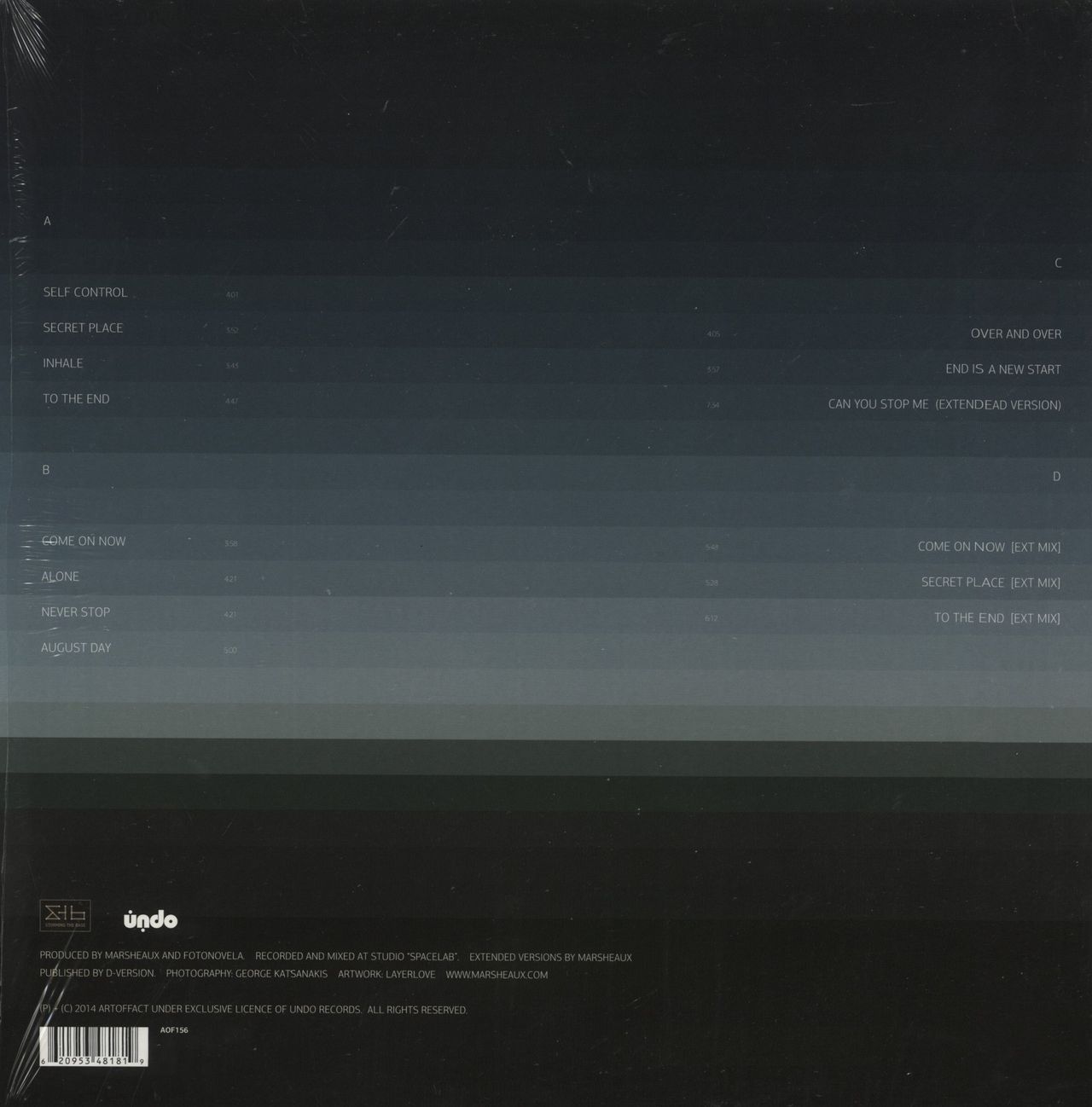 Marsheaux Inhale - Gold Vinyl Canadian 2-LP vinyl set