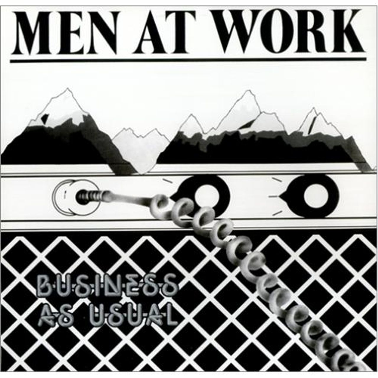 Men At Work Business As Usual Australian Vinyl LP