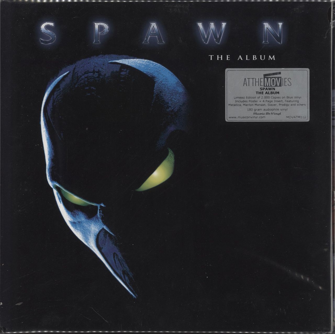 Metallica Spawn The Album - Numbered - Blue Vinyl UK 2-LP vinyl set