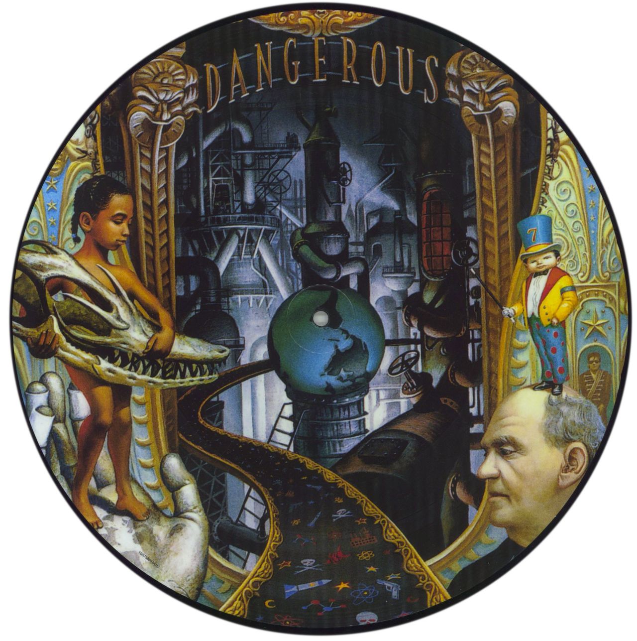 Michael Jackson Dangerous - Picture Disc Edition UK Picture disc LP