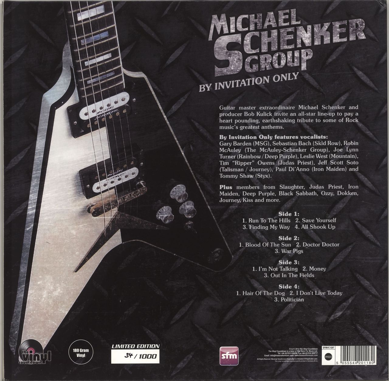 Michael Schenker Group By Invitation Only UK 2-LP vinyl set