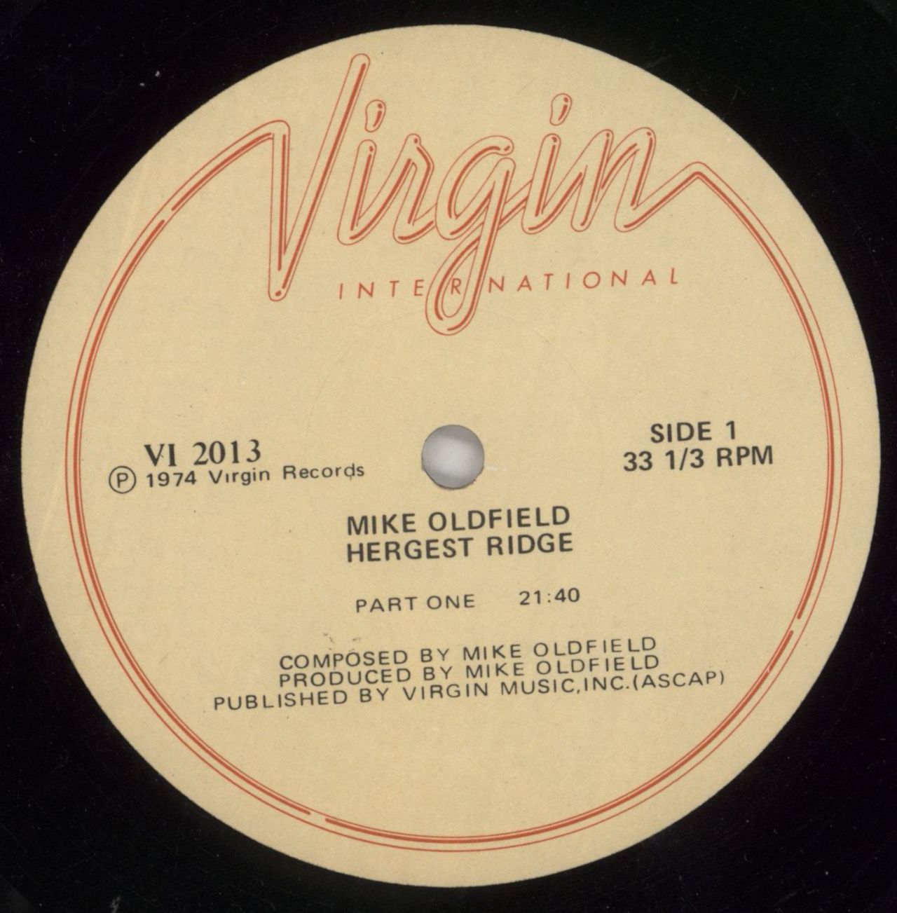 Mike Oldfield Hergest Ridge US Vinyl LP