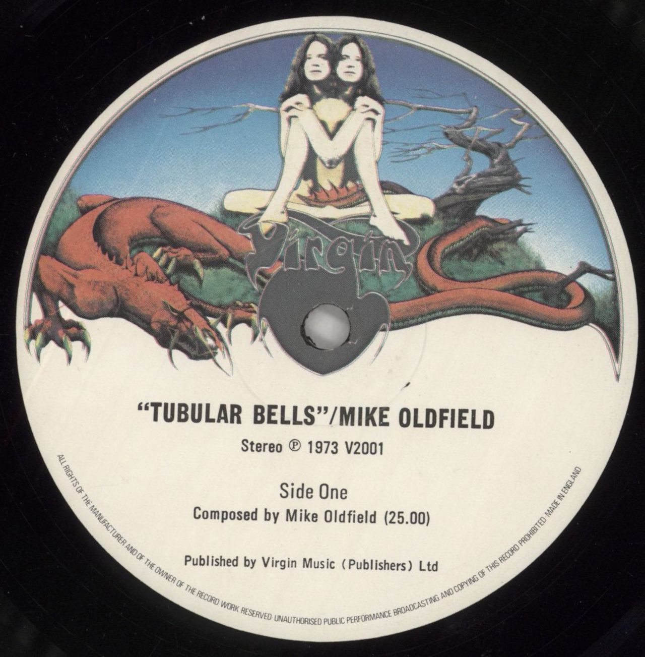 Mike Oldfield Tubular Bells - 2nd - Glossy Sleeve UK Vinyl LP