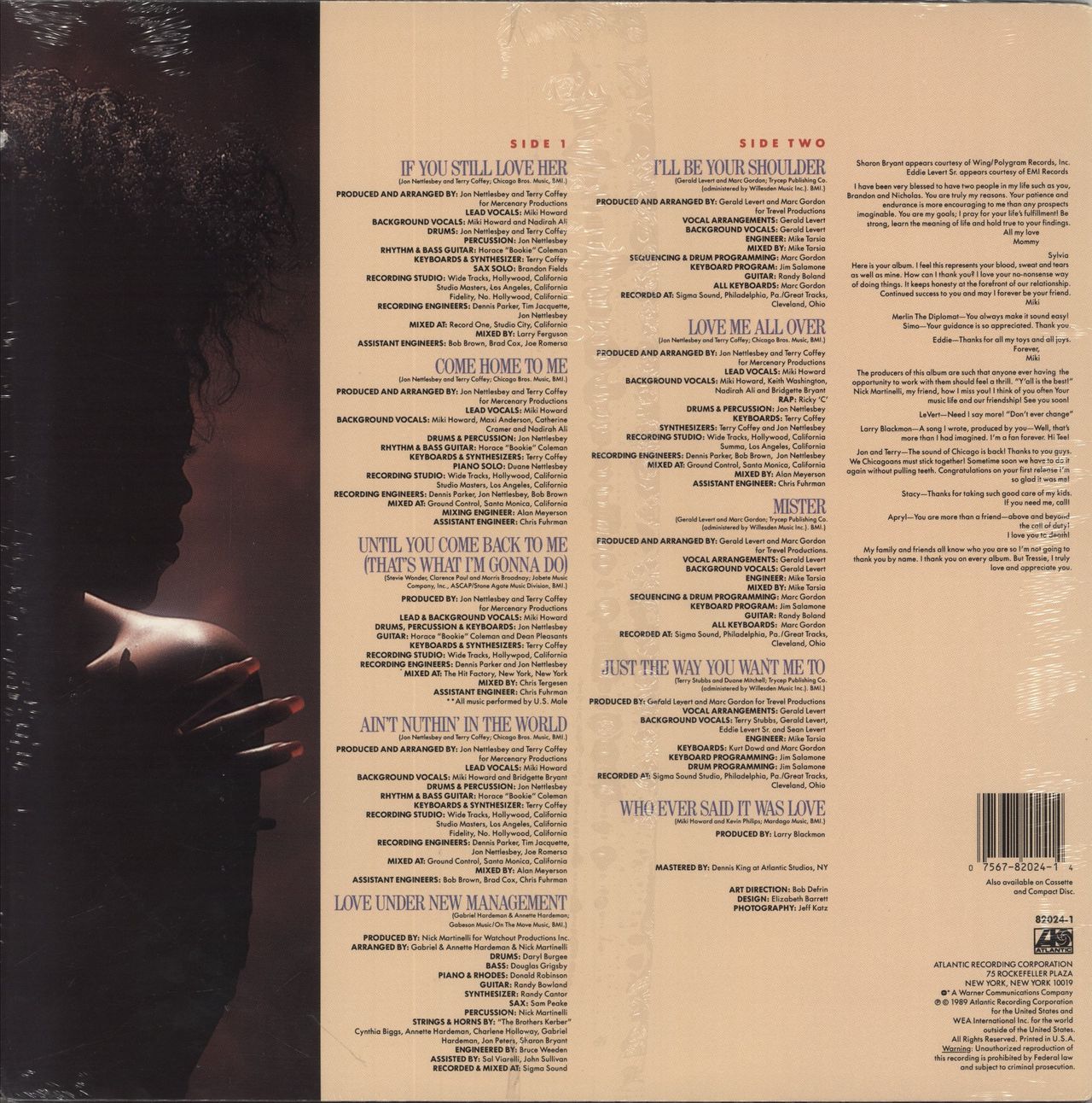 Miki Howard Come Share My Love - Sealed German Vinyl LP