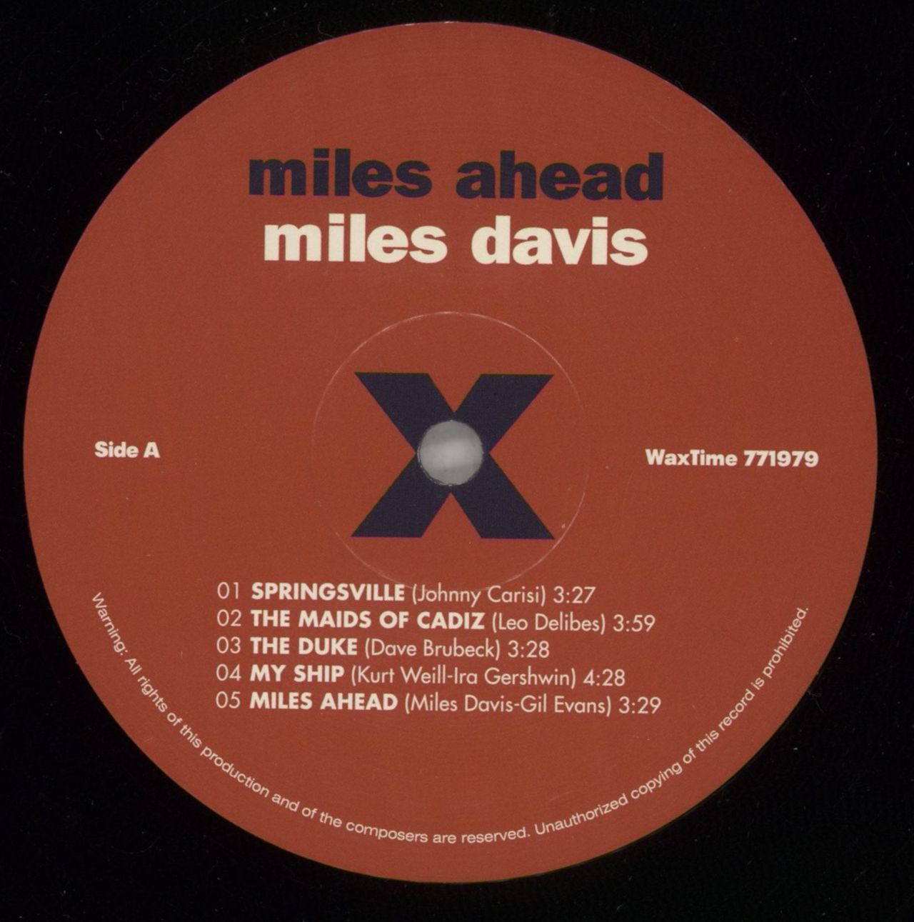 Miles Davis Miles Ahead - 180gm UK Vinyl LP