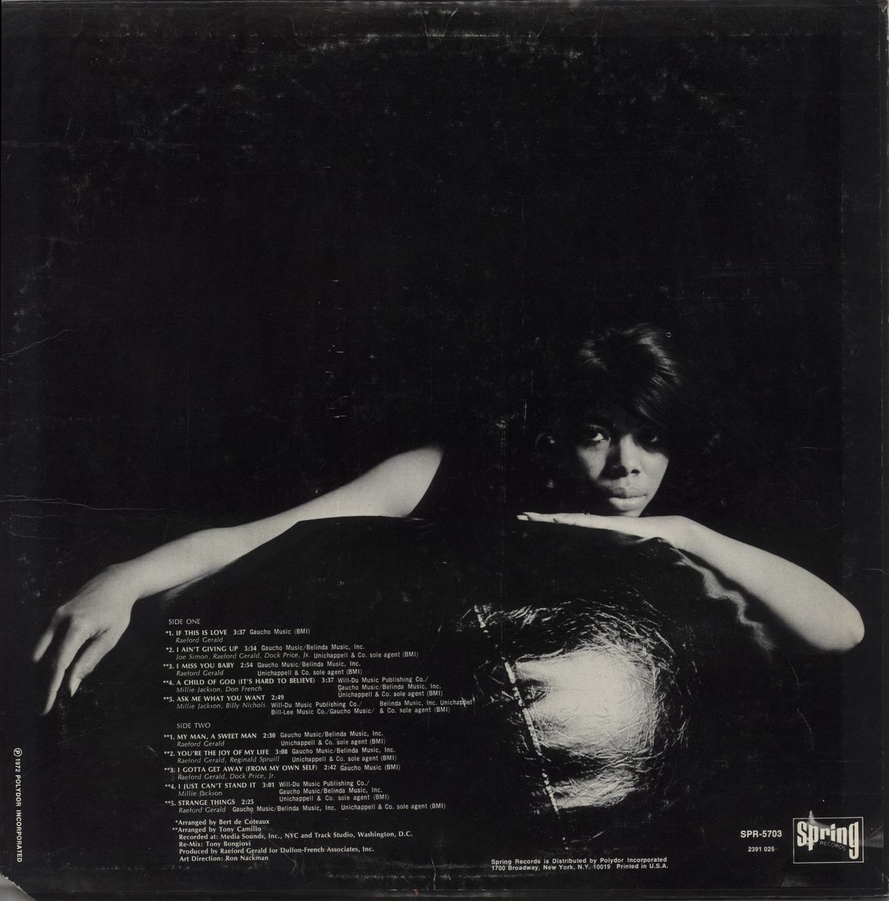 Millie Jackson Millie Jackson US Vinyl LP