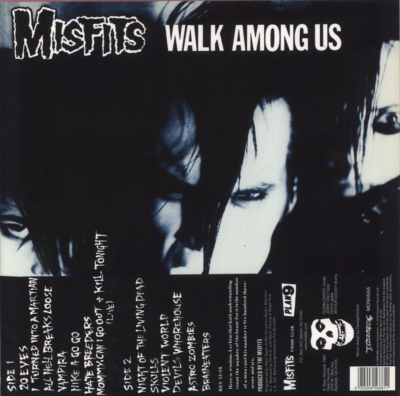 Misfits Walk Among Us - Red Vinyl UK Vinyl LP