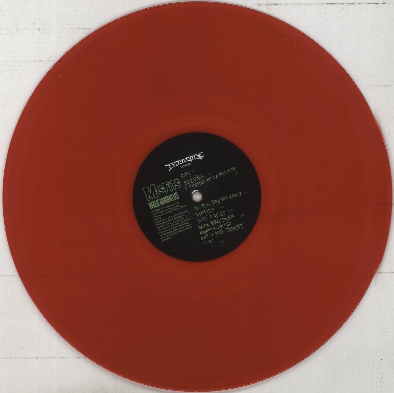 Misfits Walk Among Us - Red Vinyl UK Vinyl LP