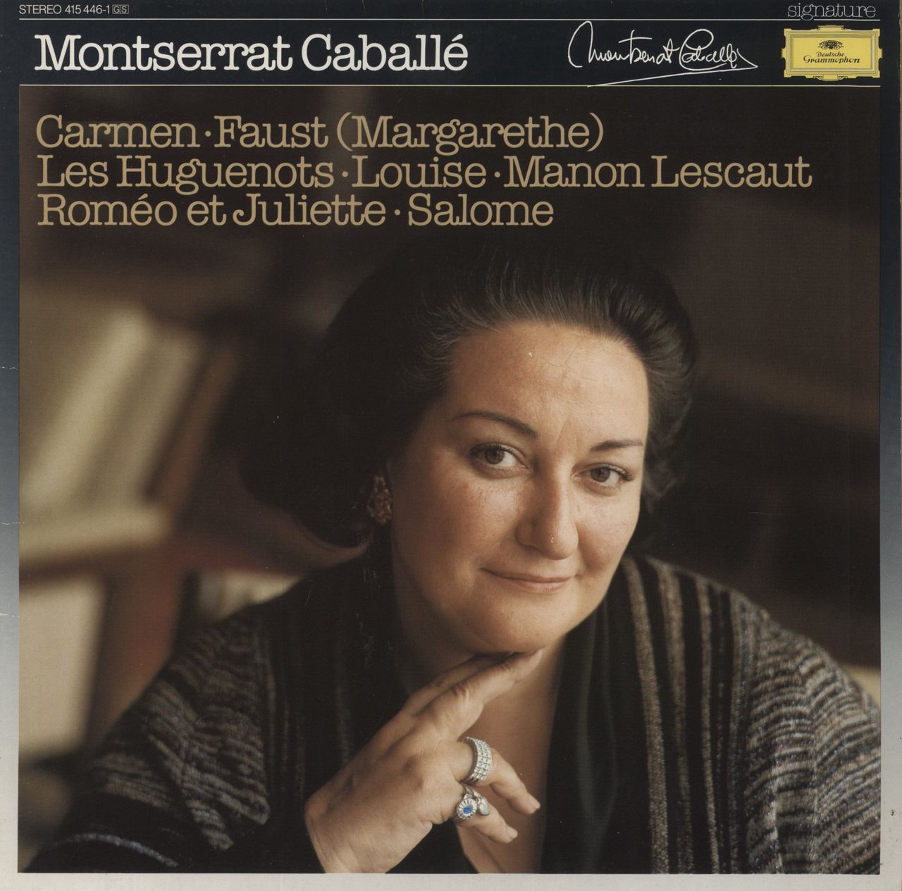 Montserrat Caballe Carmen Faust (Margarethe) Les Huguenots Louise •Manon Lescaut Roméo Et Juliette • Salome German Vinyl LP