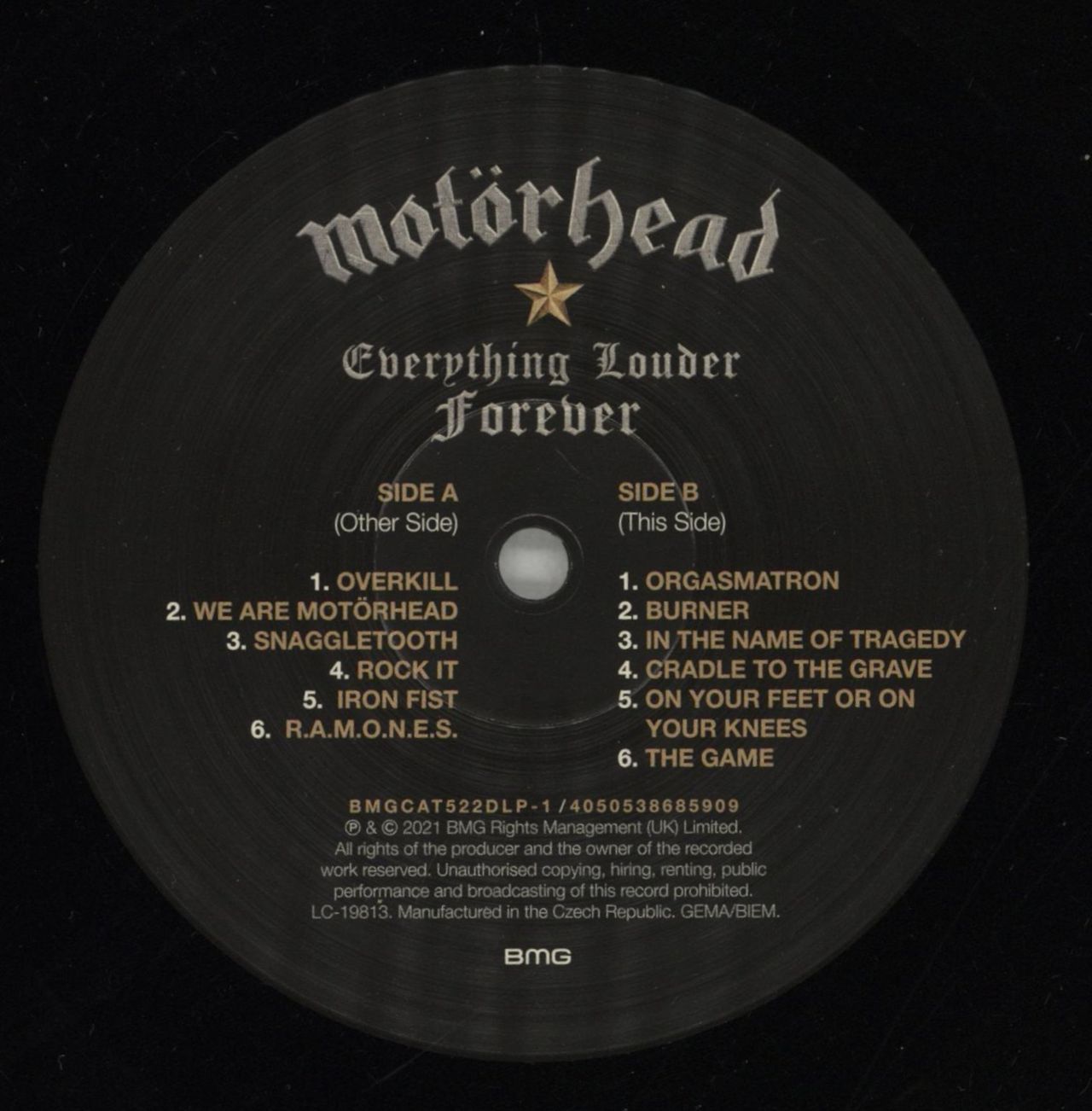 Motorhead Everything Louder Forever UK 2-LP vinyl set