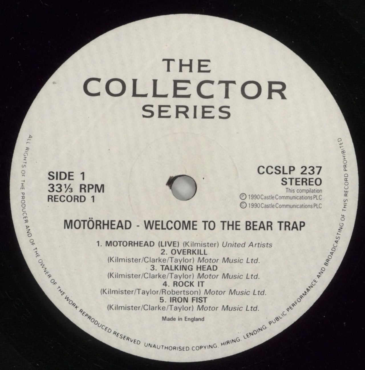 Motorhead Welcome To The Bear Trap - EX UK 2-LP vinyl set