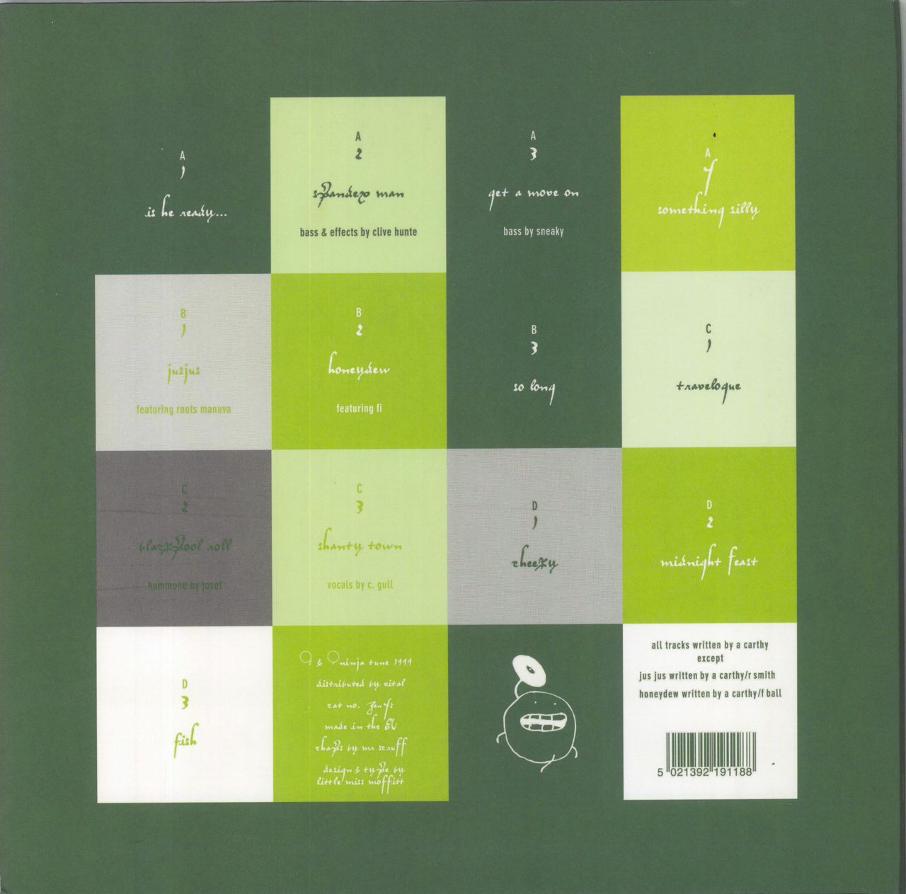 Mr Scruff Keep It Unreal: 20th Anniversary Edition - Green Vinyl UK 2-LP vinyl set
