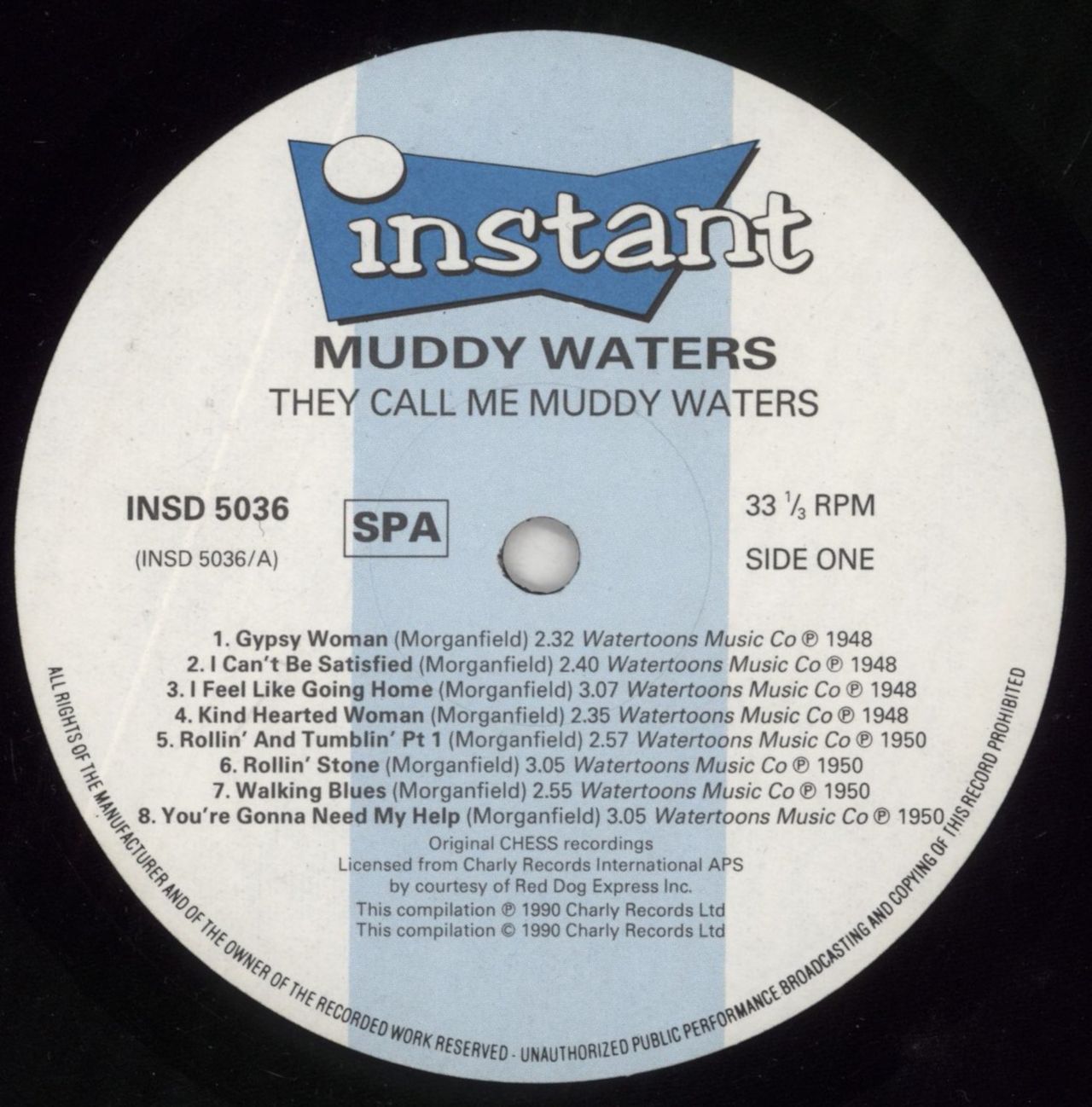 Muddy Waters They Call Me UK 2-LP vinyl set