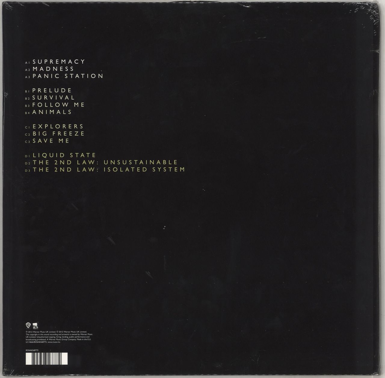 Muse The 2nd Law - Sealed UK 2-LP vinyl set