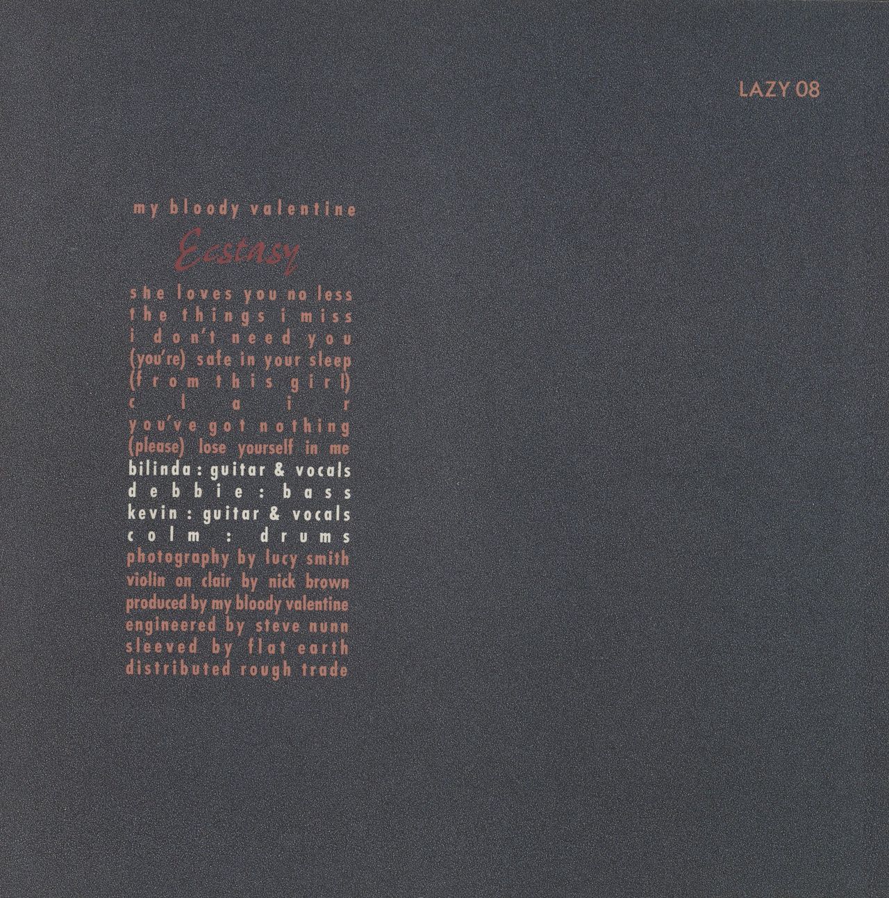 My Bloody Valentine Ecstasy - Mini LP UK Vinyl LP