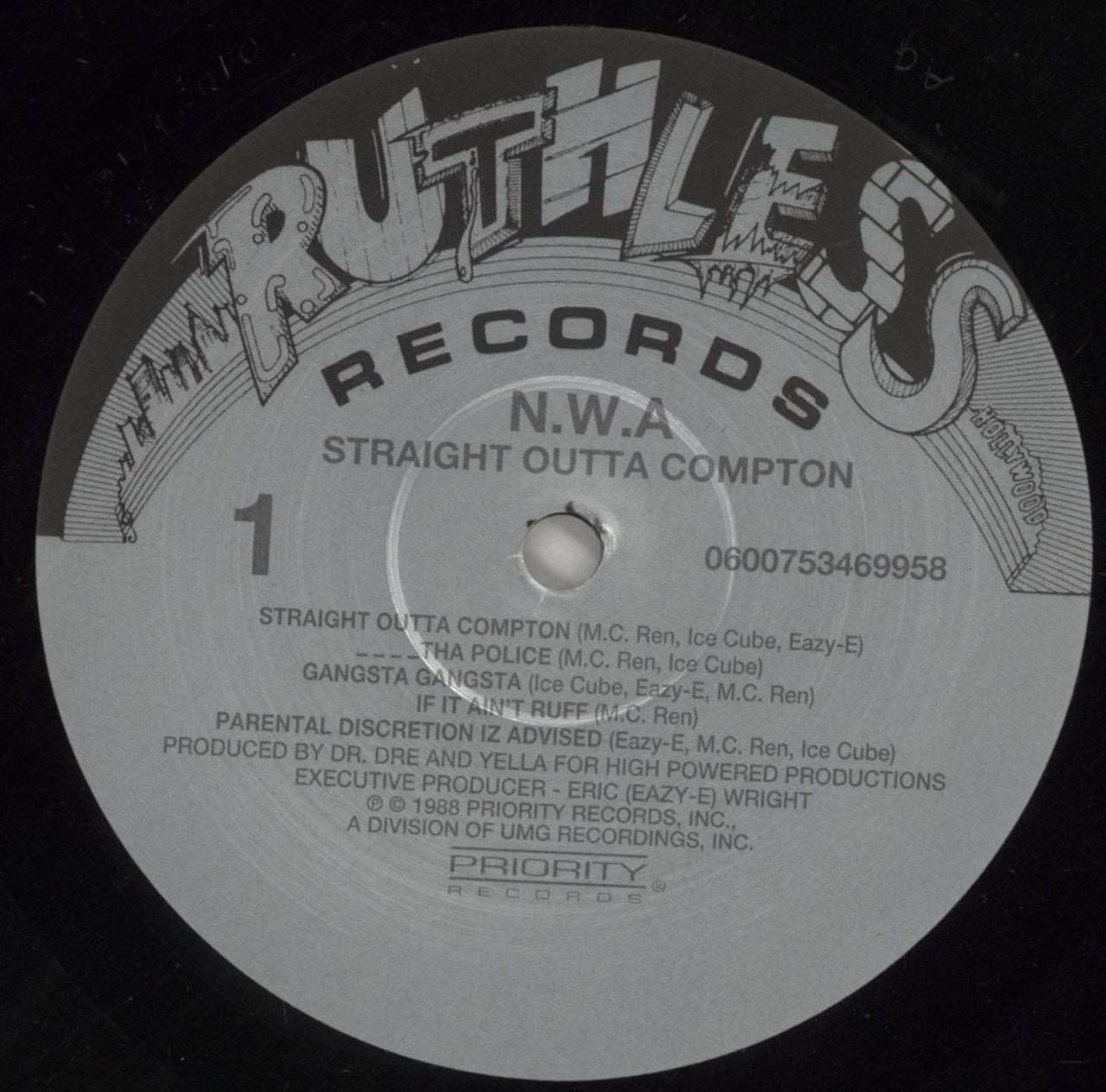 N.W.A. Straight Outta Compton + Shrink UK Vinyl LP
