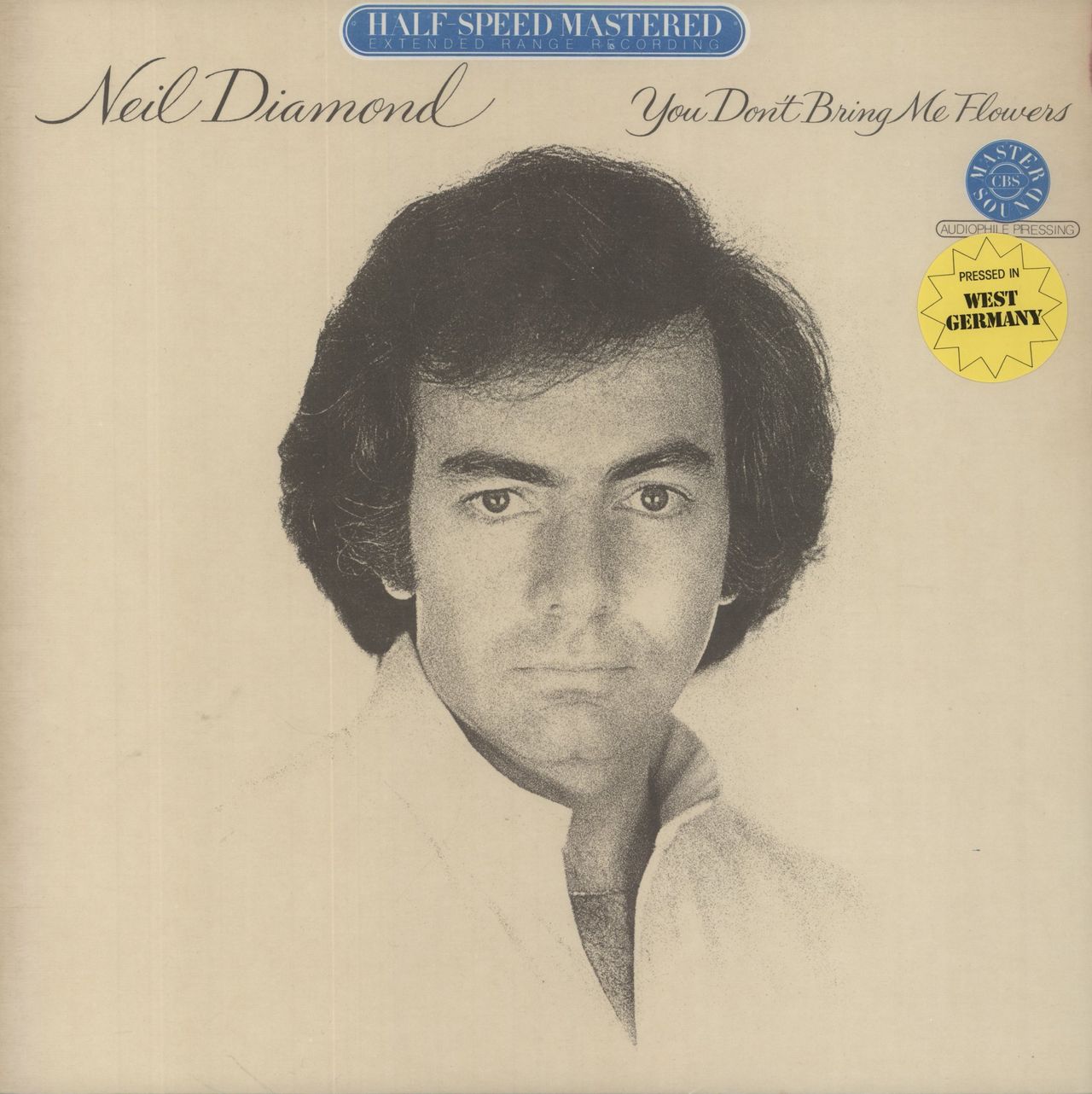 Neil Diamond You Don't Bring Me Flowers - Stickered Dutch Vinyl LP