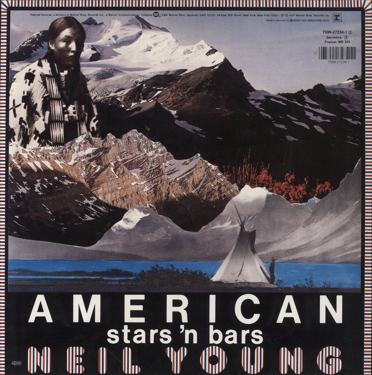 Neil Young American Stars 'N Bars German Vinyl LP