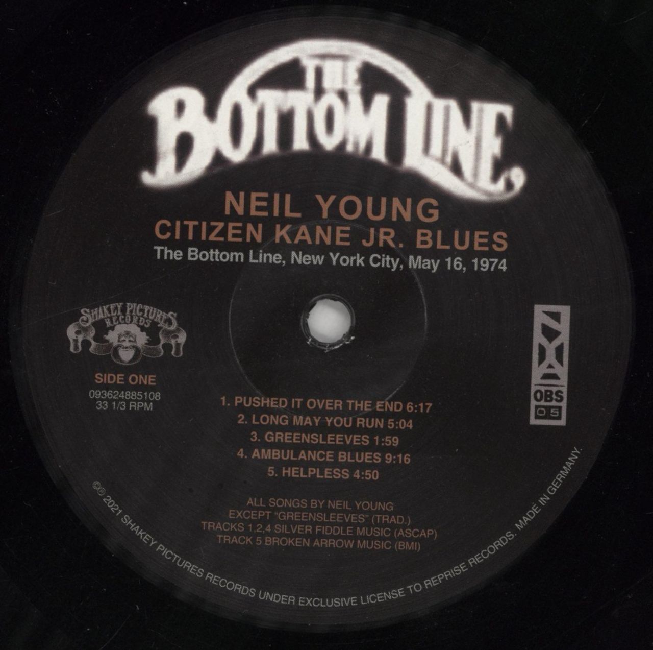 Neil Young Citizen Kane Jr. Blues - stickered shrink UK Vinyl LP