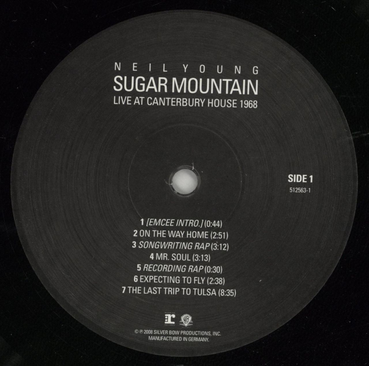Neil Young Sugar Mountain: Live At Canterbury House 1968 US 2-LP vinyl set