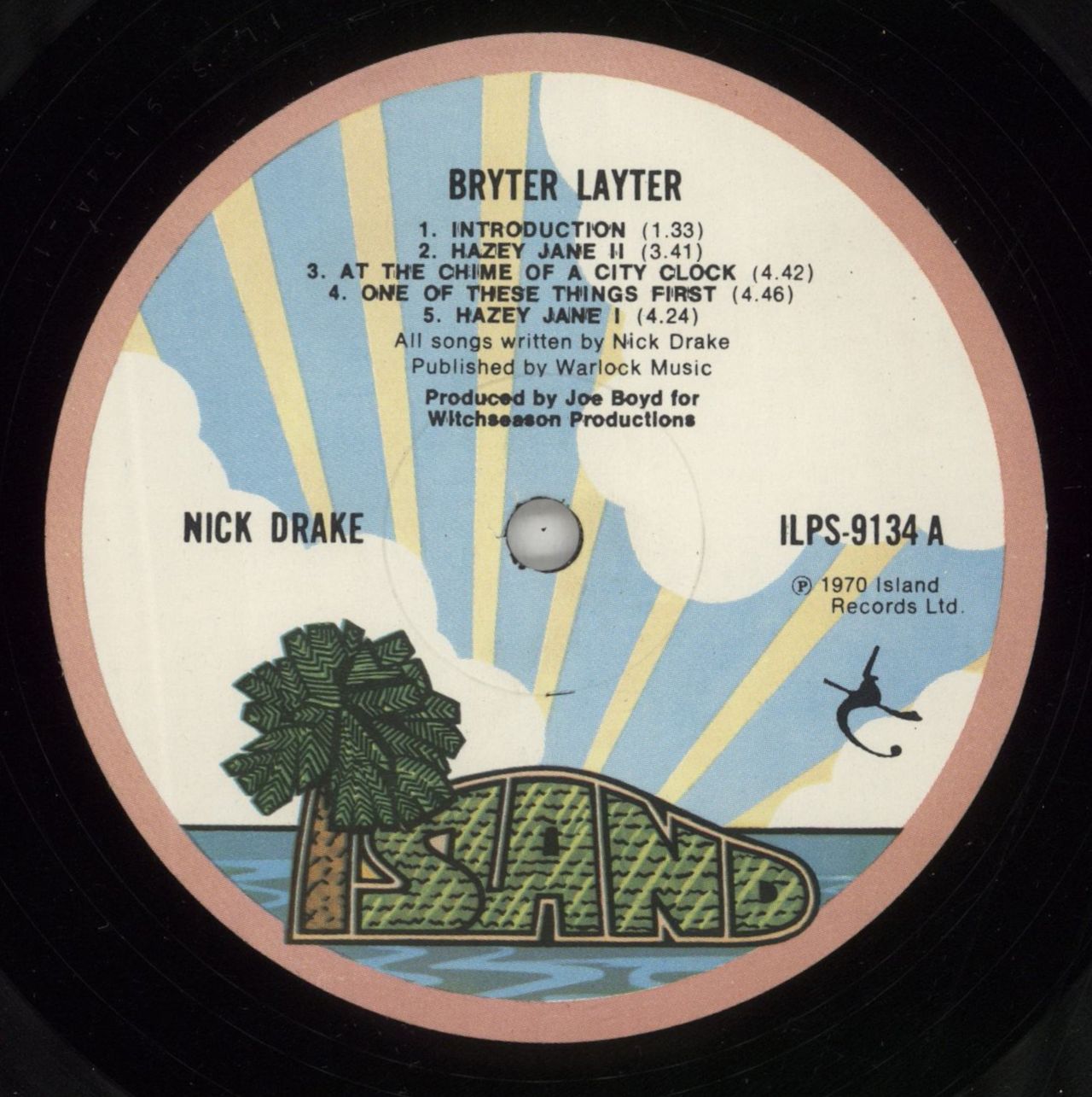 Nick Drake Bryter Layter - 2nd - Smooth Sleeve UK Vinyl LP