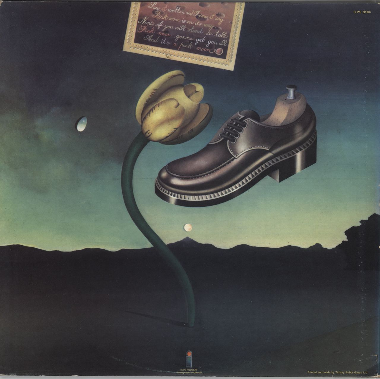 Nick Drake Pink Moon - 1st UK Vinyl LP