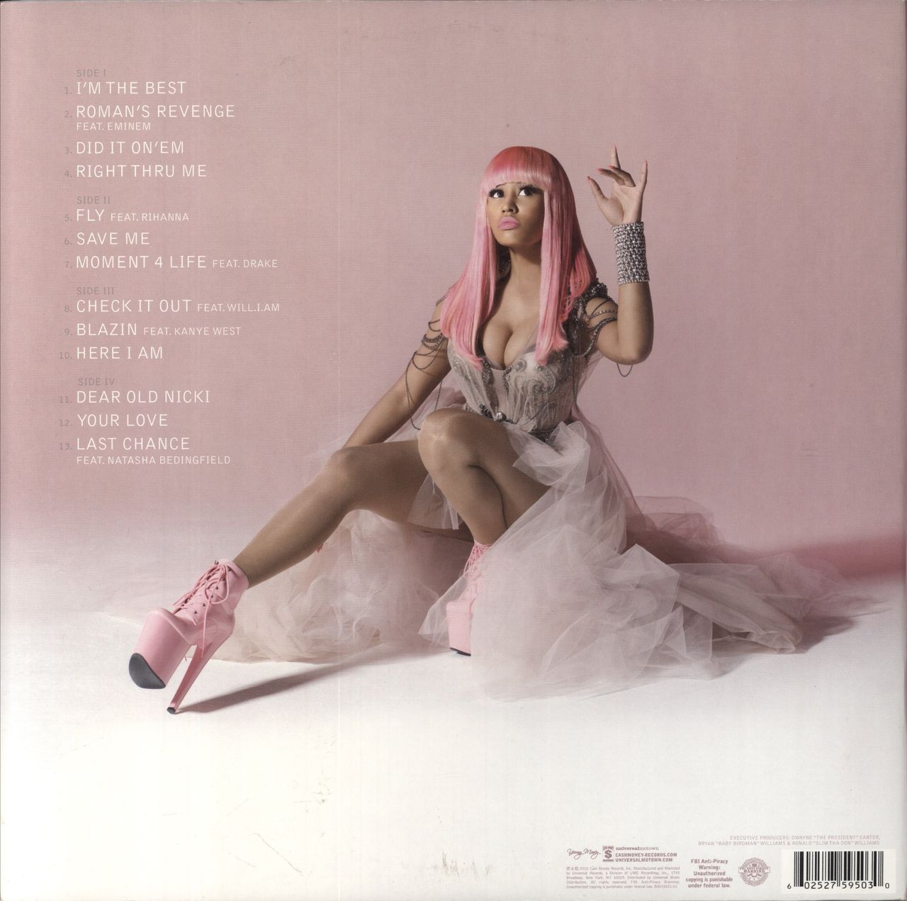 Nicki Minaj Pink Friday - Pink Vinyl UK 2-LP vinyl set