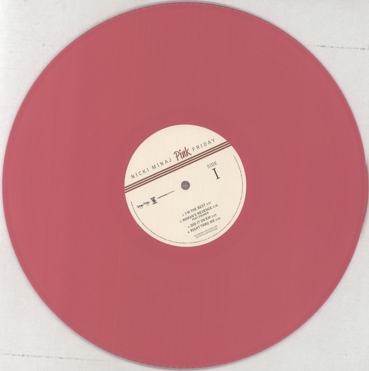 Nicki Minaj Pink Friday - Pink Vinyl UK 2-LP vinyl set