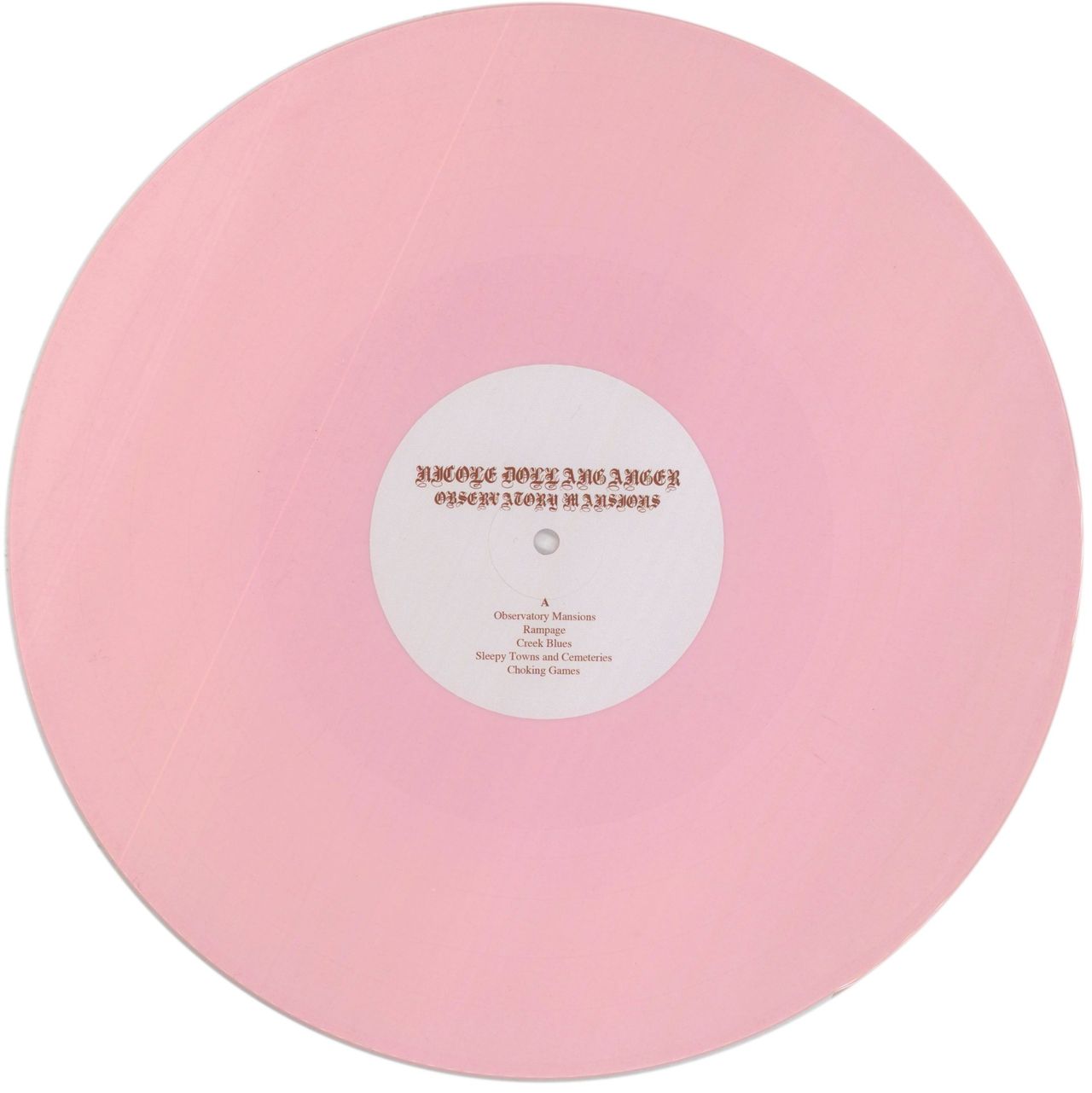 Nicole Dollanganger Observatory Mansions - Pink Opaque Vinyl US Vinyl LP