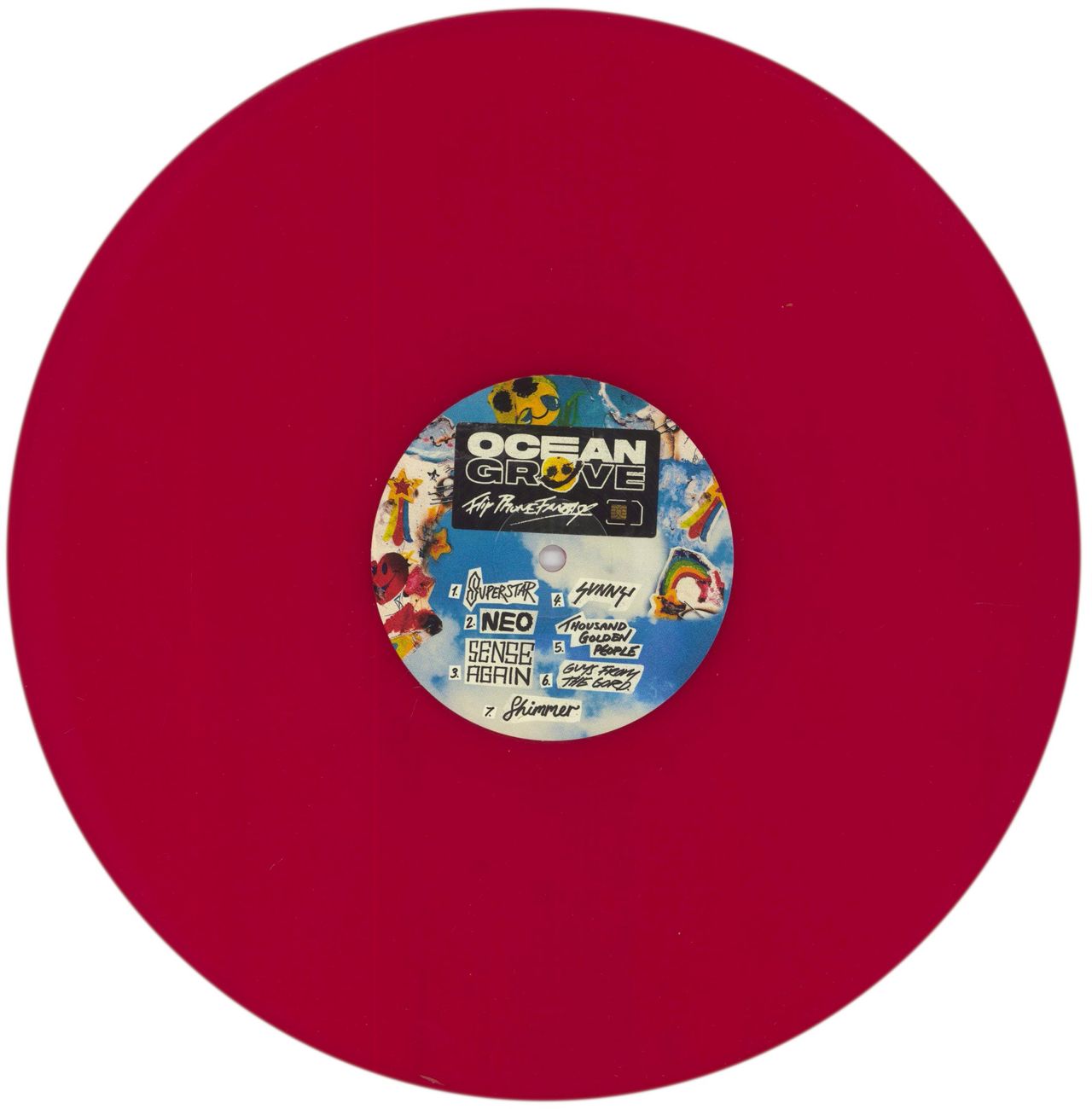 Ocean Grove Flip Phone Fantasy - Red Vinyl Australian Vinyl LP