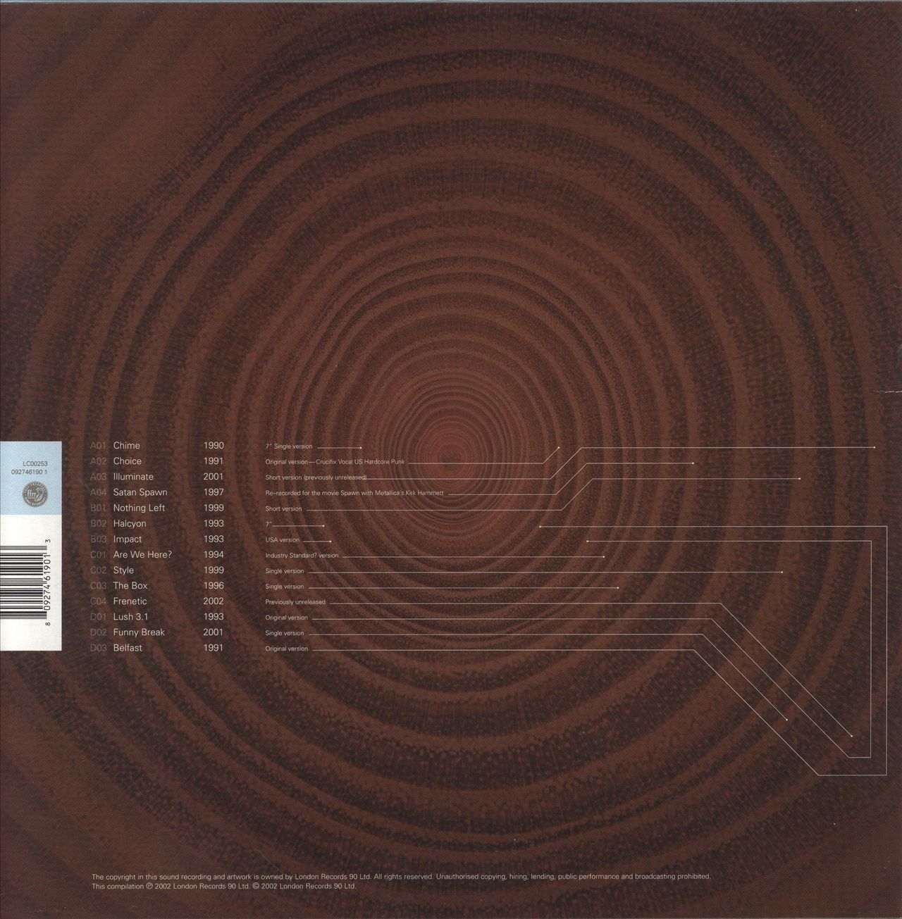 Orbital Work 1989-2002 UK 2-LP vinyl set