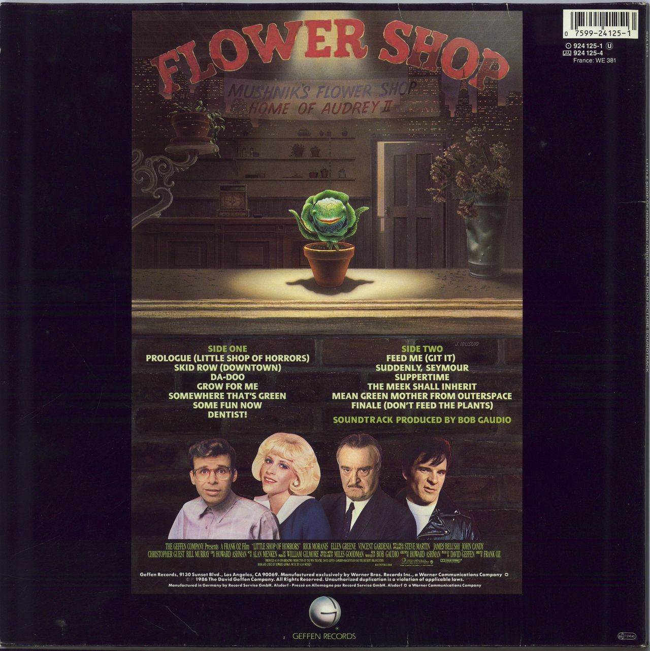 Original Soundtrack Little Shop Of Horrors German Vinyl LP