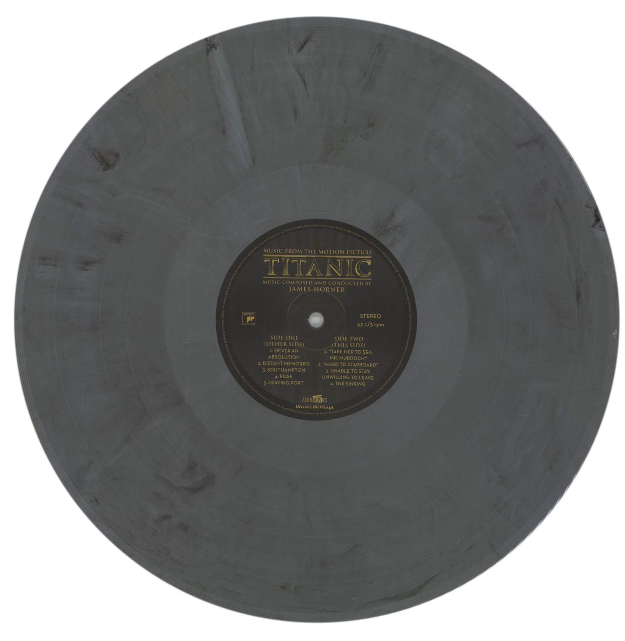 Original Soundtrack Titanic - Silver & Black Marbled Vinyl 180 Gram - EX UK 2-LP vinyl set
