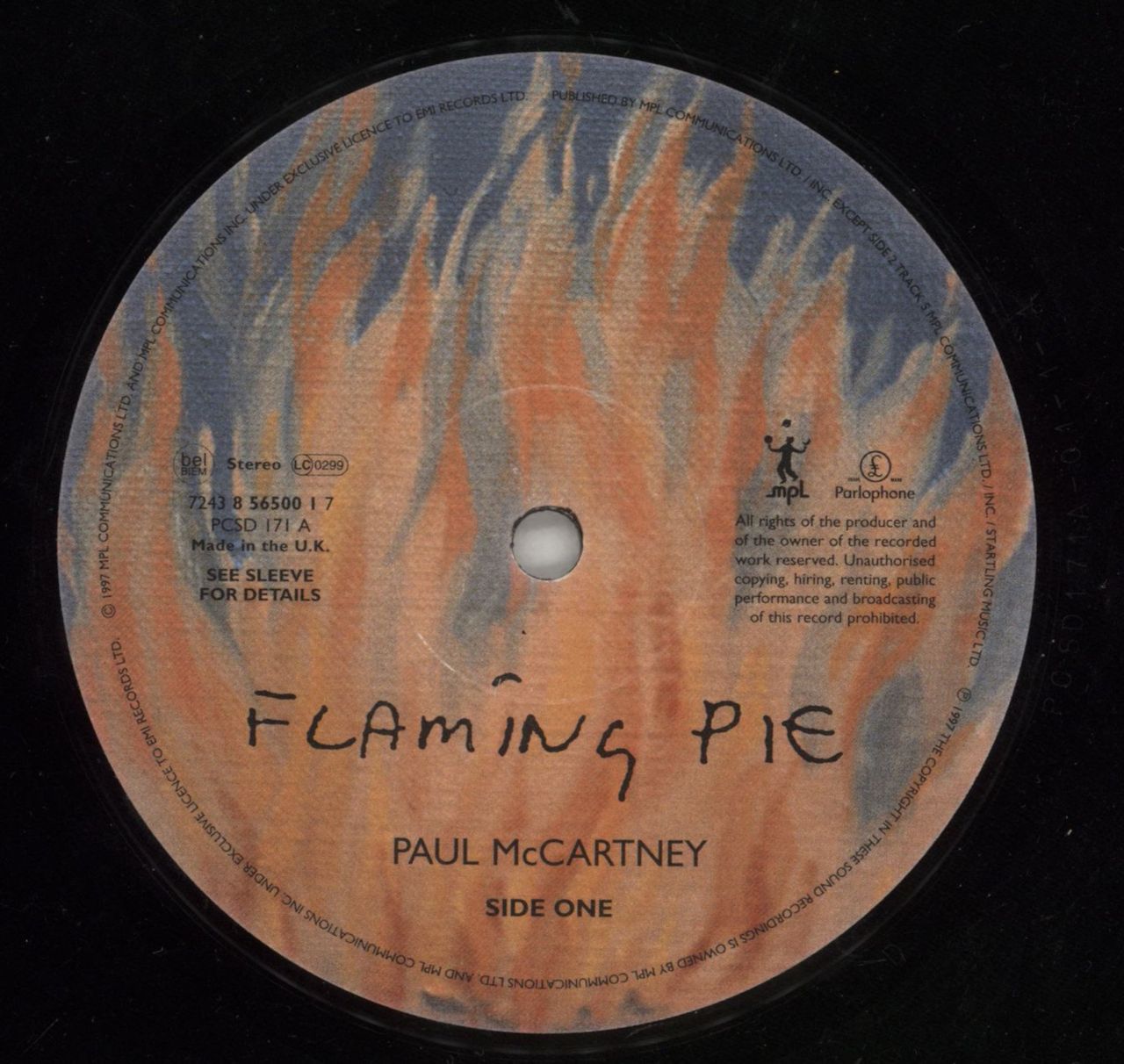 Paul McCartney and Wings Flaming Pie - EX UK Vinyl LP
