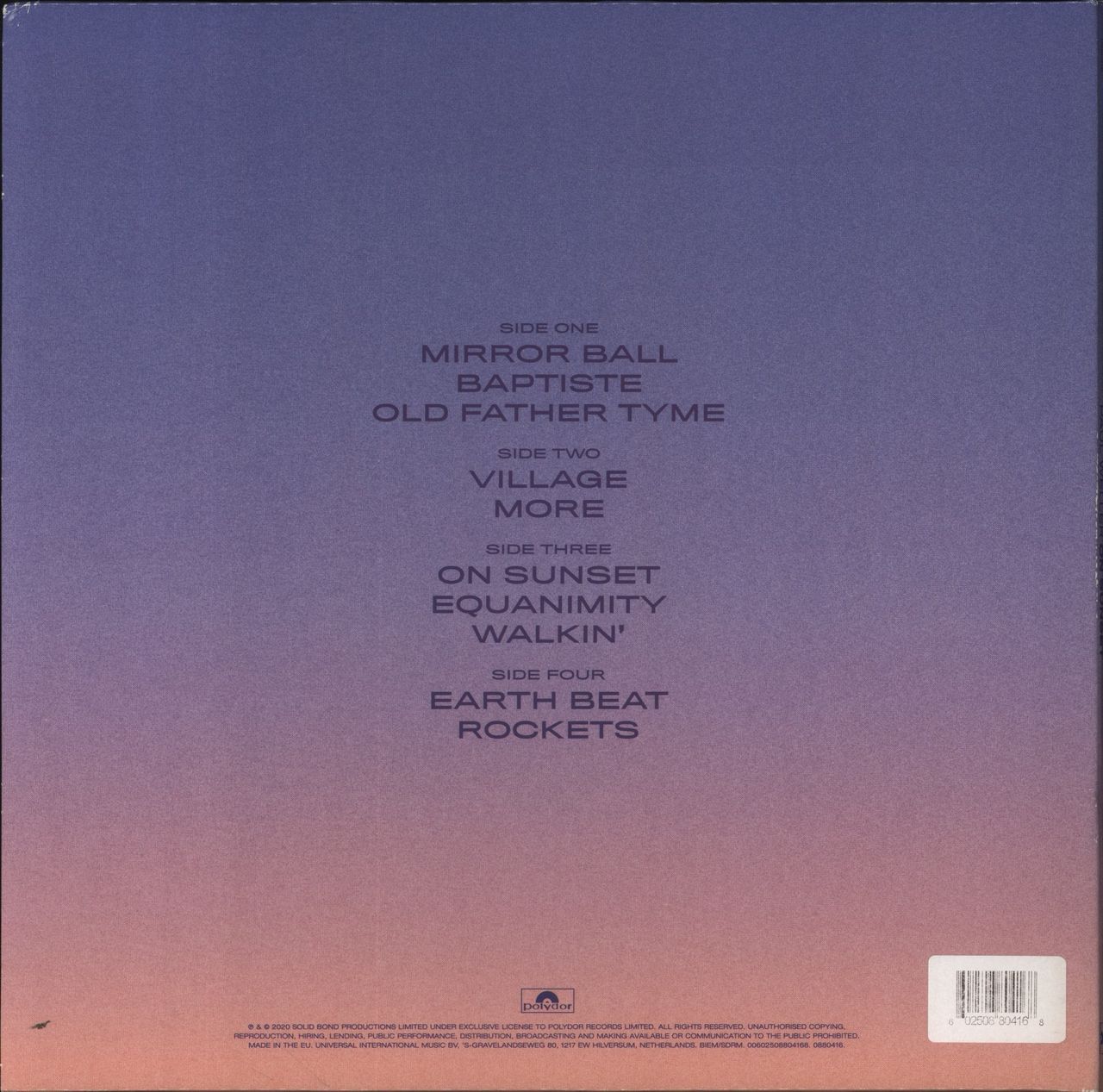 Paul Weller On Sunset - Purple Vinyl - Autographed UK 2-LP vinyl set