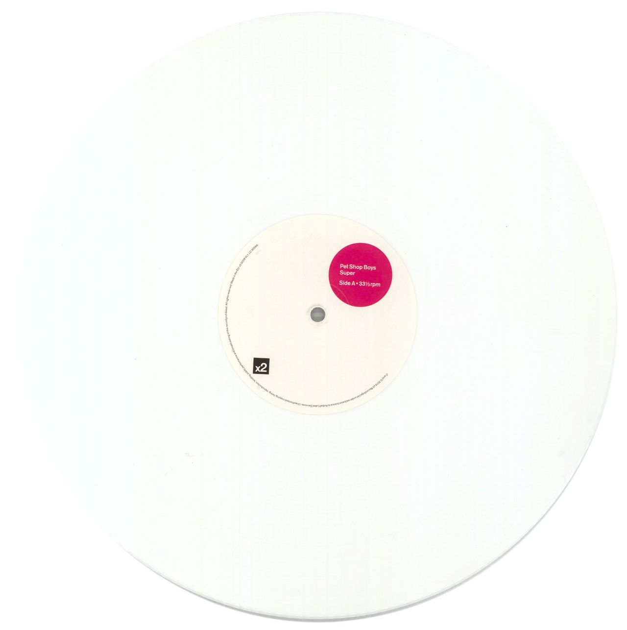 Pet Shop Boys Super - White Vinyl UK Vinyl LP