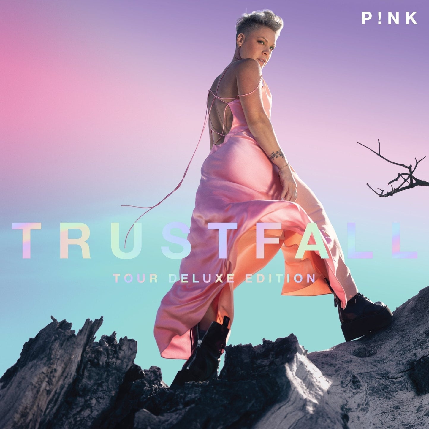 P!Nk - Trustfall - Pink/Purple Vinyl LP Record