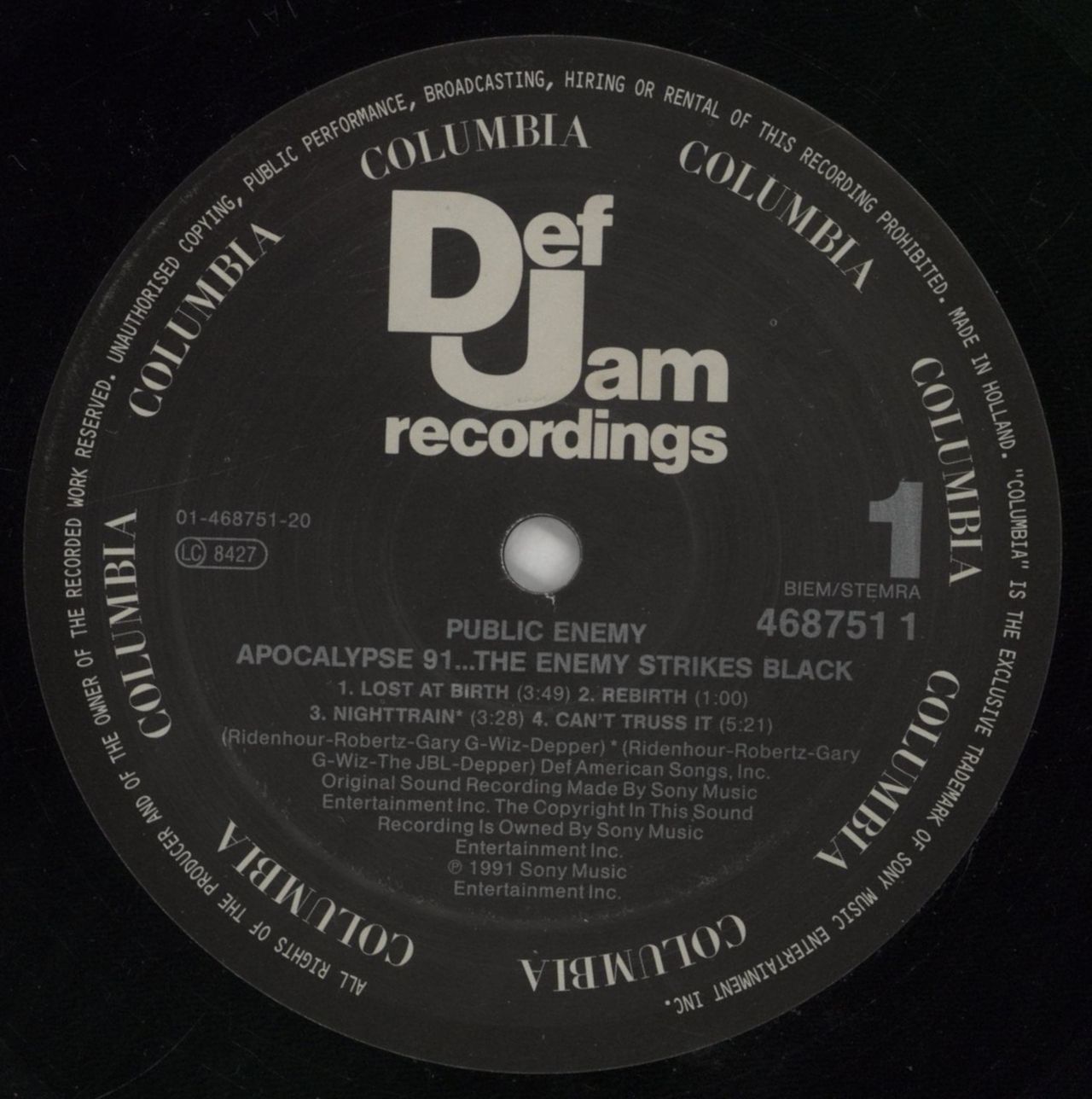 Public Enemy Apocalypse 91...The Enemy Strike Black - VG Dutch 2-LP vinyl set